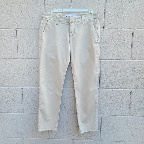 Frank & Eileen | Wicklow Italian Performance Twill Chino Pants in Khaki Size 2 - Picture 2 of 16